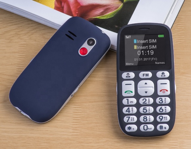 Manufacturer 2.2 Inch MTK6261D Chipset Big Buttons Dual Sim Gsm Phone 2g Mobile Phones 2g Senior Phone