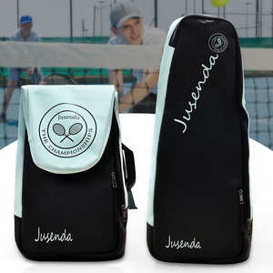 Porte-raquette pliable sac d'équipement de Tennis sac à dos pour <span class=keywords><strong>squash</strong></span> de racquetball avec compartiment à chaussures sac de raquette de base - Product Image 3