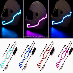 עיצוב חדש אופנוע אור מדבקה קסדת אל אופנוע נרא סימן זוהר הקסדה מדבקה - Product Image 3