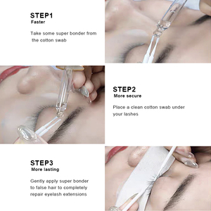 Pinky Leem Booster Langanhaltender Schnelltrocknender Falsche-Wimpern-Kleber Beschleuniger 2-in-1 Sensitiver Wimpernkleber und Bonder - Product Image 4