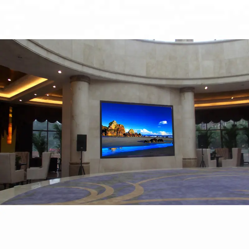 Panel led de alta definición a todo color para interior de tv, pantalla de 960x960mm, P10 mm