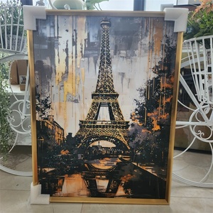 Thế Giới mốc lớn Ben vải tường nghệ thuật sơn tháp <span class=keywords><strong>Eiffel</strong></span> pha lê sứ sơn cho nhà hàng phòng ngủ hành lang bức tranh tường - Product Image 2