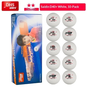 Balle de tennis de table Tournament Top Three-Star ABS Jaune-Blanc 40+mm Nouveau Matériau Soudée WTT Tokyo Saiding - Product Image 5