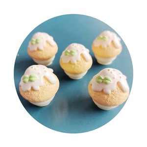 100 pièces personnalisé 3D crème gâteau glacé Slime Kit d'artisanat perles de résine assorties décoration de jouets pour enfants - Product Image 2
