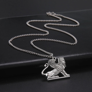 Ahura Mazda Collar para hombres Imperio Persa religión zoroastrismo joyería Sheikah ojo símbolo colgante amuleto - Product Image 2