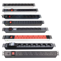 PDU intelligent monophasé pour rack, compatible OEM et ODM, 32A, 24 ports, prises IEC C13 C19, surveillance à distance Ethernet