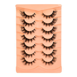 Pestañas Postizas Veganas Estilo Ojo de Gato y Ojo de Zorro, Hechas a Mano, de Una Sola Pieza, Rizadas, Suaves, 3D, Voluminosas, Estilo Europeo Americano - Product Image 4