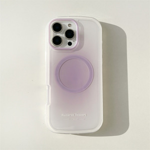 Sang trọng từ không dây sạc kẹo màu <span class=keywords><strong>TPU</strong></span> PC mềm rõ ràng Matte trường hợp điện thoại cho Iphone 17 không khí 16 15 14 13 12 11 Pro Max - Product Image 6