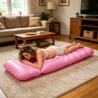 Oreiller de grossesse gonflable avec trou pour le ventre, oreiller de grossesse pour dormeurs sur le ventre, matelas de grossesse pour le ventre