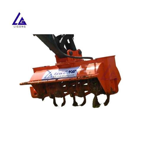 Excavator Mounted Rotary Tiller  Strong Rotary Hoe for Farm Cultivation and Soil Pulverizing, Fast Delivery