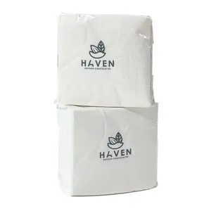 Servilletas de cóctel de papel de alta calidad desechables con logotipo personalizado servilletas de papel de 2 capas