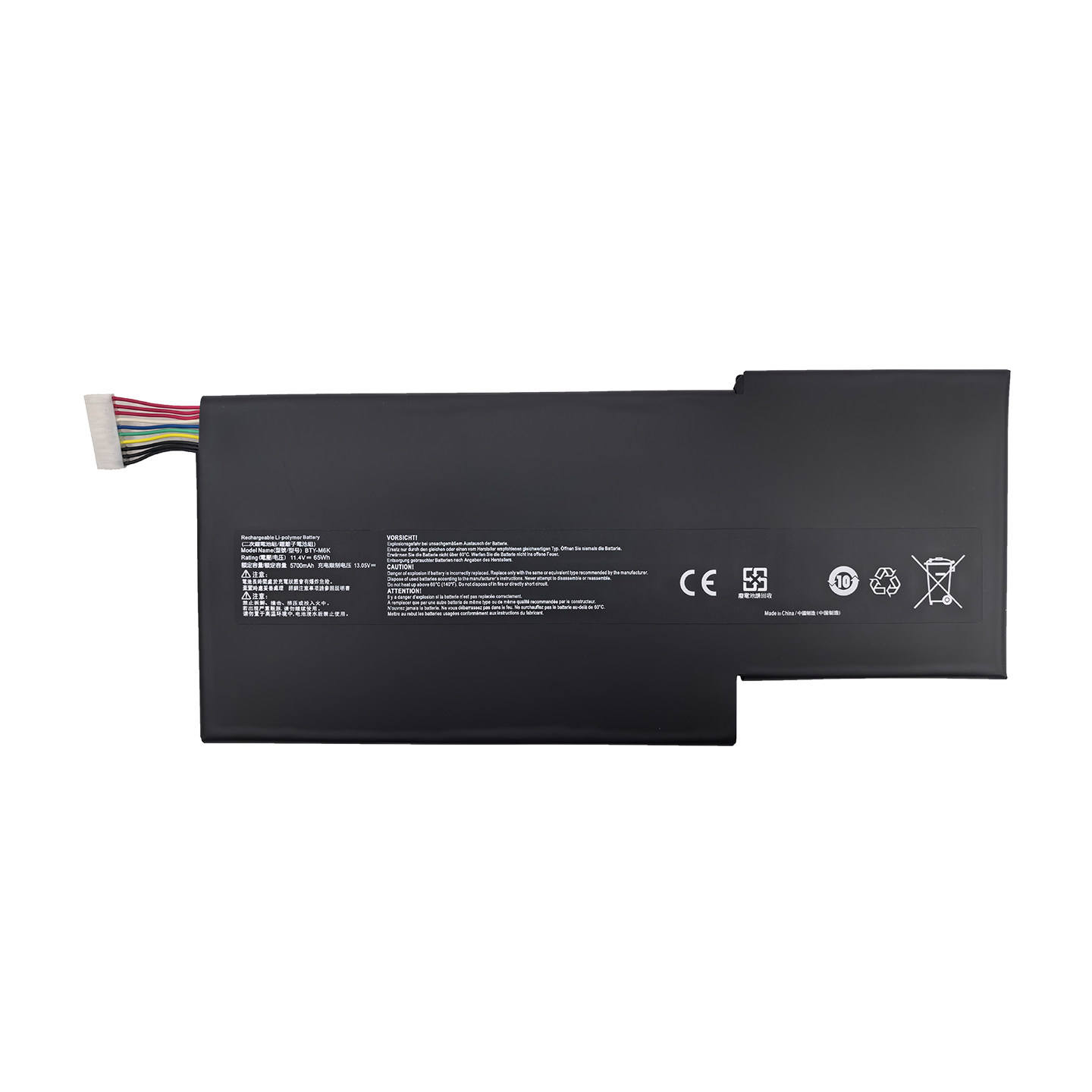 BTY-M6K สำหรับ MSI MS-16R1/2/3/4 MS-17B3/4 17F1/2/3 GF63