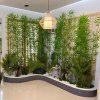 Bambu Buatan untuk Dekorasi Interior, Partisi, dan Penataan Lanskap Taman Halaman