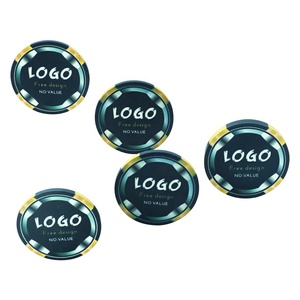 Fichas de póquer de cerámica con diseño de logotipo personalizado Juego de fichas de <span class=keywords><strong>Caino</strong></span> PERSONAL 39mm 40mm 43mm 50mm 48,5mm 52mm 55 67 79mm para juegos de azar - Product Image 5