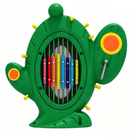Children Plastic Indoor/Outdoor Musical Percussion Play Set Xylophone Drum Instrument for Public Amusement Park Play Equipment