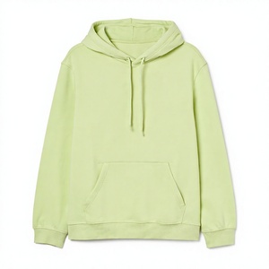 Sweat à capuche oversize en molleton imprimé vert citron de qualité supérieure pour l'hiver - Streetwear en mélange de coton - Product Image 1