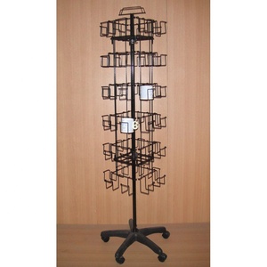 Trung Quốc Nhà Máy Thép Dây Hình Thức Chủ Cửa Hàng Lịch Thi Đấu Tùy Chỉnh Quay Kim Loại Tầng Đứng Cup Hiển Thị Giá Cho Các Cửa Hàng Khuyến Mãi - Product Image 1