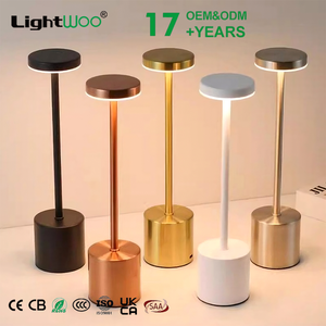Lampe de table LED sans fil moderne, nouveau design, rechargeable sans fil, à intensité variable tactile, lampes de bureau portables de luxe pour la salle de lecture - Product Image 2