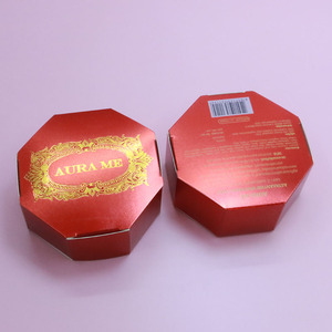 Boîte d'emballage de savon hexagonale pliable écologique personnalisée faite à la main Savon blanchissant à l'astaxanthine Boîte d'emballage de savon avec logo - Product Image 2