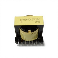 Transformateur Flyback Monophasé DS-28C002Y pour Chargeur/Voiture Électrique/Stockage/Solaire Monophasé ER28 50Hz 100-240V en entrée, 24V en sortie