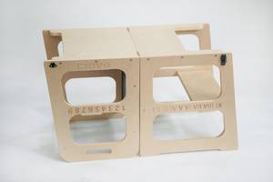 Taburete de madera maciza Montessori moderno, torre de aprendizaje multiusos para niños, dormitorio, baño, cocina, sala de estar, uso al aire libre - Product Image 3