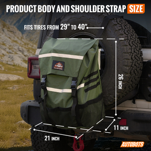 Autobots 4 x4 29gal קיבולת גדולה חיצונית חילוף ציוד שקית אחסון כלי תליית שקיות - Product Image 3