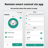 Suministros para Mascotas, Comedero Automático para Mascotas, Comedero Inteligente con Control de Porciones y Temporizador, Alimentación Remota por Wi-Fi, para Gatos