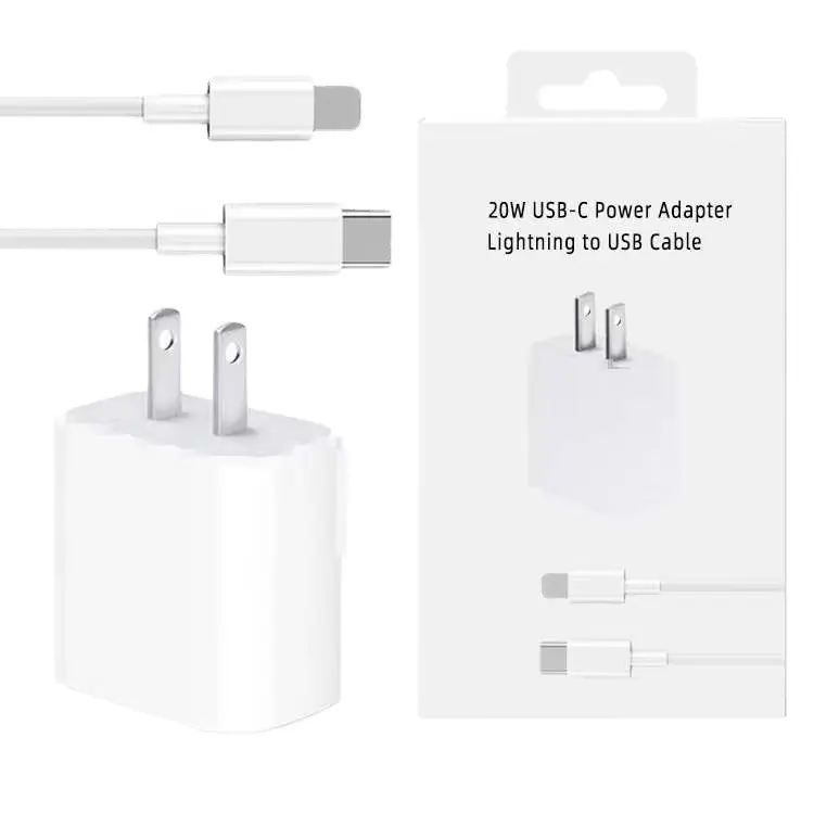 Factory Original Wholesale Type C PD 20w Fast Charger For Apple Fast 20W Charger For iPhone 14 USB-C 20W Power Adapter QC3.0
