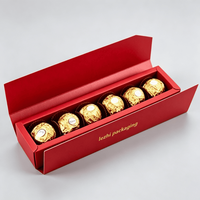 Boîte d'emballage de luxe personnalisée de haute qualité pour mini-bonbons, chocolats et truffes, idéale pour les mariages et les célébrations