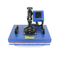 Presse à Chaud Rotative 8-en-1 Direct Usine 33*45cm avec Écran LCD Multifonction pour Sublimation sur T-shirts, Tasses, Casquettes et Assiettes