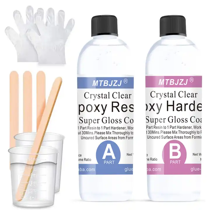 epoxy resin and hardener kit, 16oz