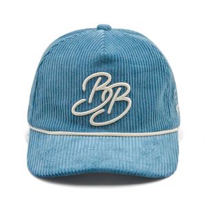 Custom Logo Perfect Outdoor Activities Embroidered Lettering Corduroy Baseball Cap Hat with Embroidery - Product Image 4