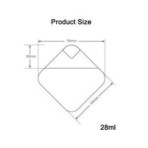 Flacon pulvérisateur de poche en plastique carré miniature vide de 28 ml, mignon, pour <span class=keywords><strong>alcool</strong></span>, parfum, 100 pièces, pulvérisateur à pompe avec impression d'écran - Product Image 5