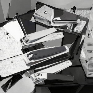 Coupe-ongles professionnels YINGQI ultra-affûtés en acier inoxydable 420J2 avec large ouverture de mâchoire et logo personnalisé pour doigts/orteils - Product Image 3