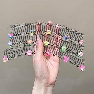 Joyería Infantil de Moda, Lindos Dijes de Resina con Dibujos Animados, Peineta para el Cabello, Pasador para Niñas, Alisador de Cabello - Product Image 3