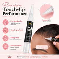 Fournisseur en gros de colle pour perruques en dentelle, adhésif transparent imperméable à séchage rapide pour salon