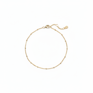 <b>Solid</b> Gold Fine Charm <b>Bracelet</b> Elegant and Luxurious Jewelry - Product Image 1