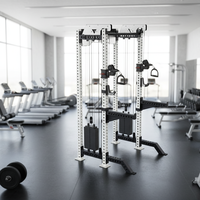 [Qualité commerciale] Liva Professional Smith Machine, rack d'entraînement multifonctionnel en métal LW-LAS05
