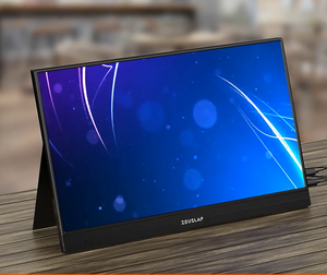 Moniteur à écran tactile OEM haute lumière 60hz 120hz 13.3 pouces 2.5k LED 100% SRGB moniteur pliable portable IPS haut-parleurs intégrés - Product Image 5