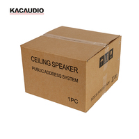 KACAUDIO 801G Haut-parleur de plafond à profil bas et large couverture, en matériau personnalisé, pour cinémas maison, son clair