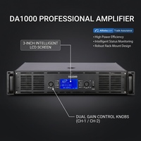 Penguat Daya Analog Arus Tinggi NEARSTAR DA1000 dengan Sensitivitas yang Dapat Disesuaikan untuk Penguatan Suara Acara Besar