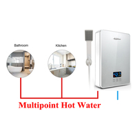 Wandmontage Boiler Elektrische Onmiddellijke Boiler Met Led Scherm