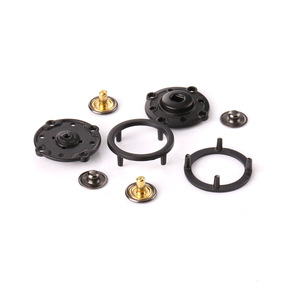 Circular Hollow Metal Snap Buttons Alloy Nickel-Free Round For Coats Jackets Concealed Fasteners - Product Image 1