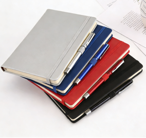 สมุดบันทึกปกแข็งแบบมีสายรัดยางยืด A5 A6 B5 2026 - Product Image 4