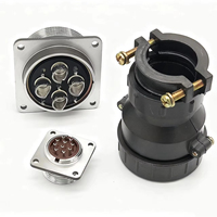 Connecteur circulaire industriel P48K4Q, P48K44Q 9 broches, mâle-femelle, type à sertir, fiche aviation, fourniture d'usine
