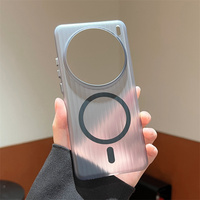 Coque de téléphone portable magnétique ondulée translucide pour vivo IQOO 15 Z10 Turbo Z9 13 12 couverture arrière respectueuse de la peau