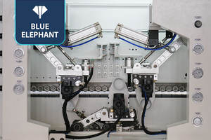 Bandeuse automatique S600 pour panneaux étroits, 4 moteurs, suivi de précision, haute stabilité, alimentation rapide pour le traitement des portes d'armoires en MDF et la fabrication de meubles - Product Image 4