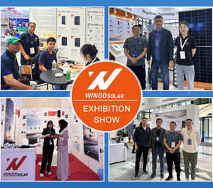 Солнечная система Wingosolar 10кВт 15кВт MPPT с литий-ионными аккумуляторами, монокристаллическими кристаллами кремния, для монтажа на плоской крыше - Product Image 6