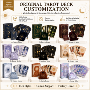 Impresión de Cartas del <span class=keywords><strong>Tarot</strong></span> a Todo Color Ecológicas y Personalizadas, Fabricante de Cartas del <span class=keywords><strong>Tarot</strong></span> OEM, Cartas de Adivinación Personalizadas - Product Image 1