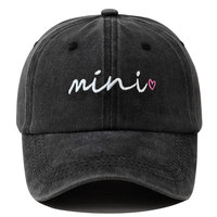 Casquettes de baseball mini décontractées pour maman et fille, ensemble adulte réglable 100% coton, quatre saisons, 6 panneaux, broderie 3D